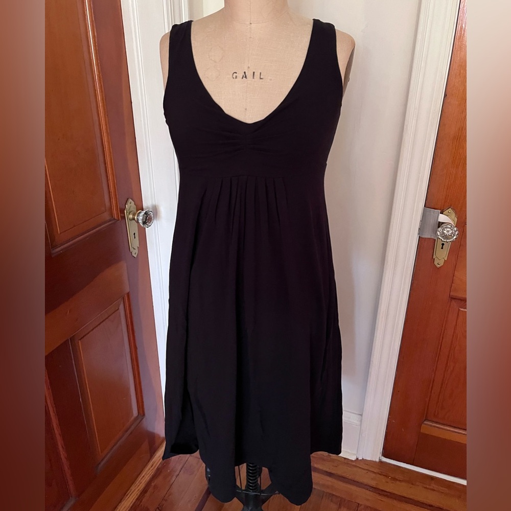J Crew Jersey Black Dress Size M